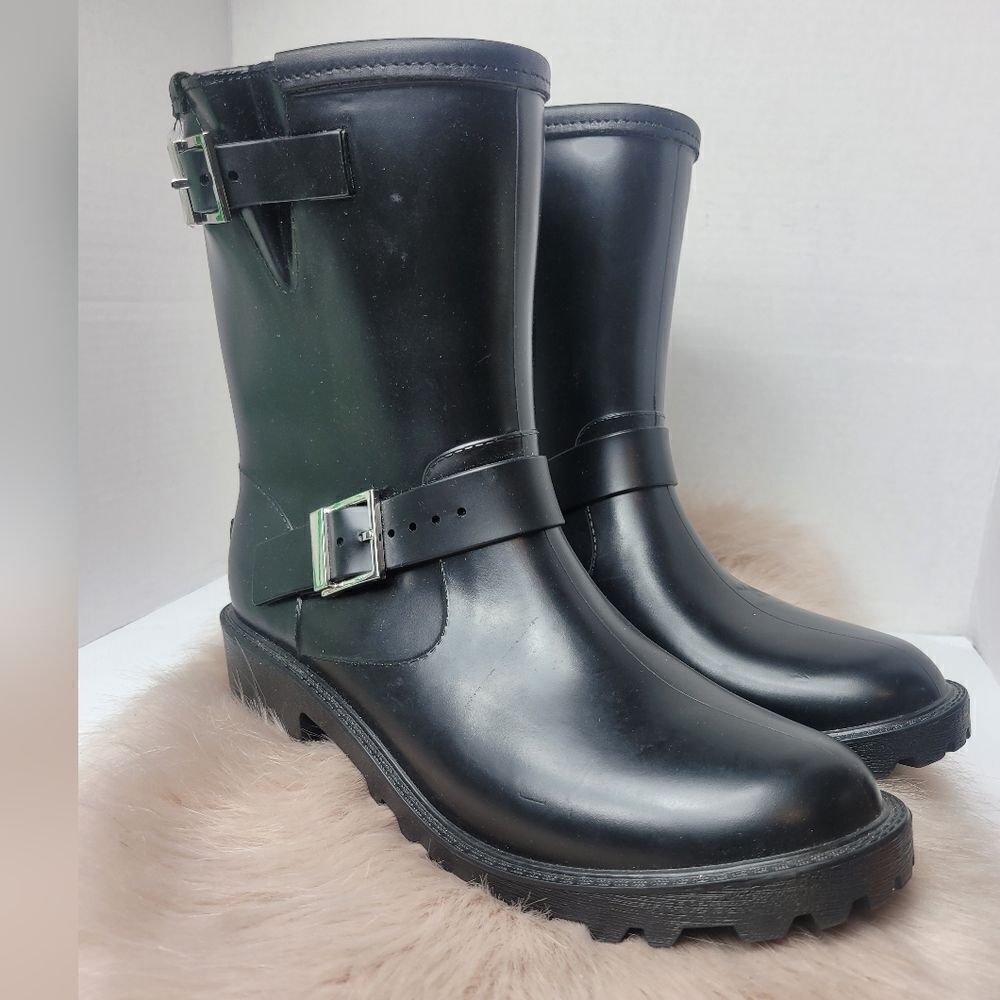 Michael Kors | Davenport Rubber Rain Boots Size 11
